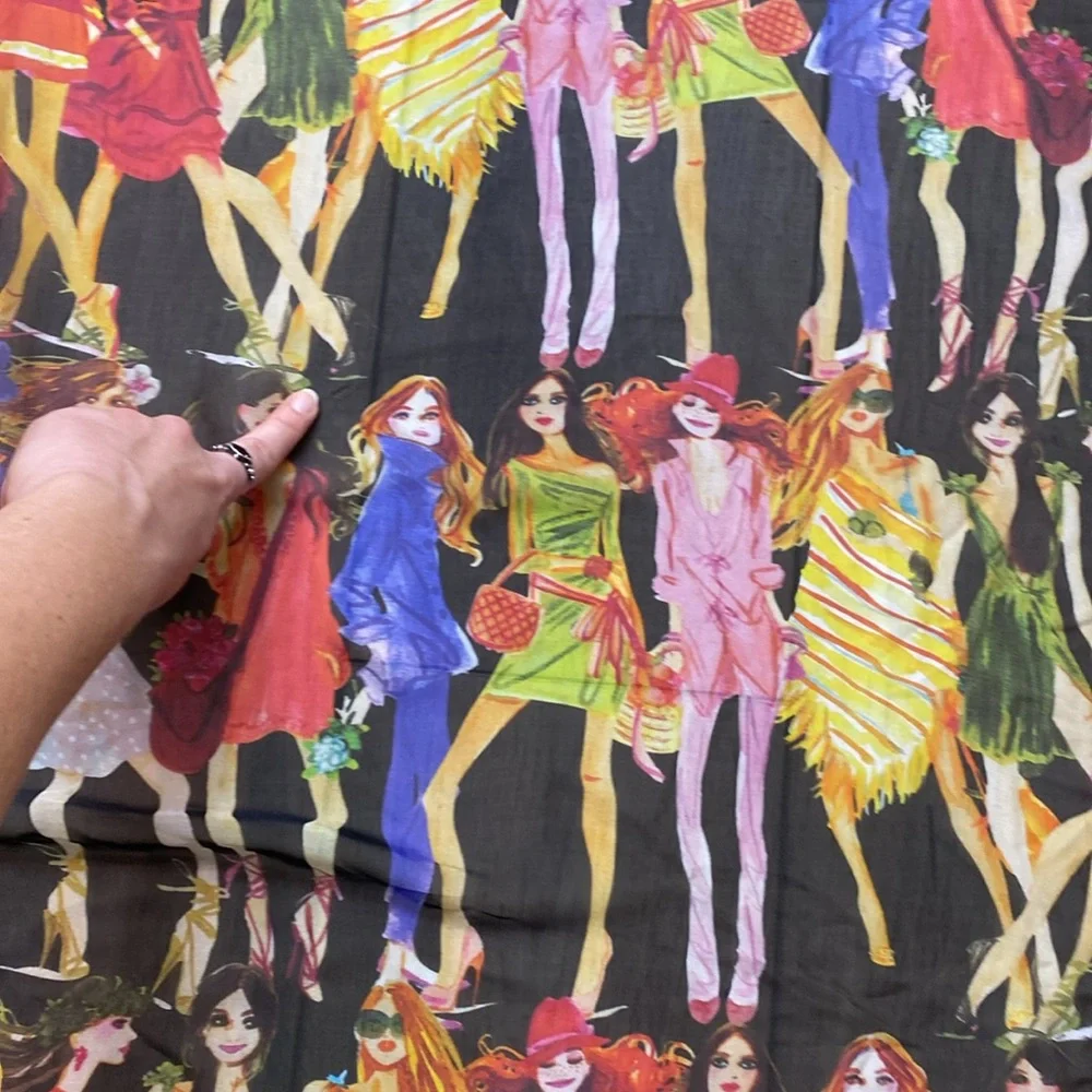 HUGE Ltd Ed. Henri Bendel Izak Girls Scarf‎ Dress